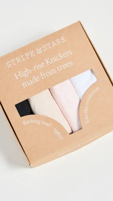 Stripe & Stare High Rise Knicker 4 Pack and Essentials | Thumbnail 6