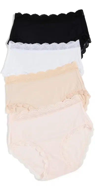 Stripe & Stare High Rise Knicker 4 Pack and Essentials | Thumbnail 1