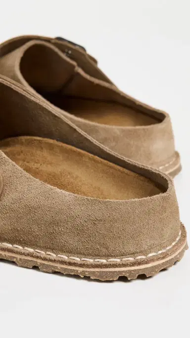 Birkenstock Lutry Premium Suede Clog Gray Taupe 44 | Thumbnail 3