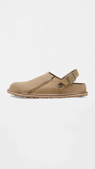 Birkenstock Lutry Premium Suede Clog Gray Taupe 44 | Thumbnail 6