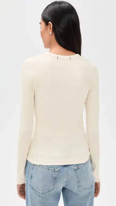 AMO Angelina Long Sleeve Bone | Thumbnail 3