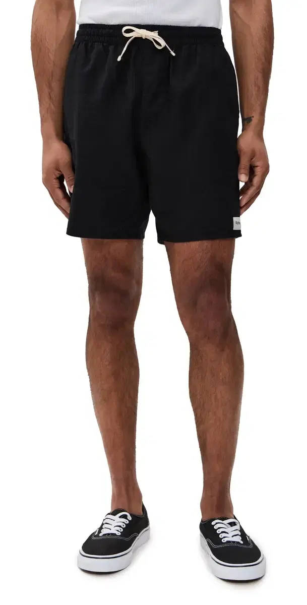 Classic Linen Jam Shorts 7 Vintage Black