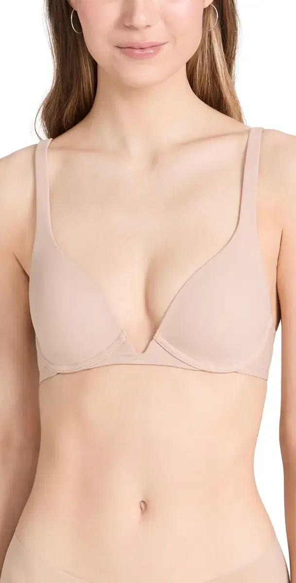 Verge Convertible Plunge Contour Underwire Bra Café