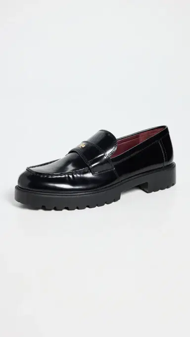 Tory Burch Classic Lug Loafers Perfect Black 6 | Thumbnail 2