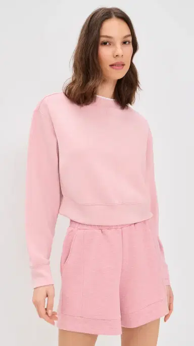 Varley Tasmin Cropped Sweatshirt Zephyr Mauve L | Thumbnail 2