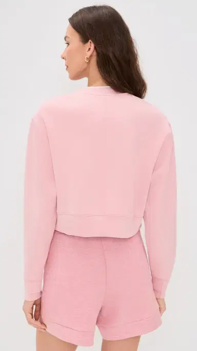 Varley Tasmin Cropped Sweatshirt Zephyr Mauve L | Thumbnail 3