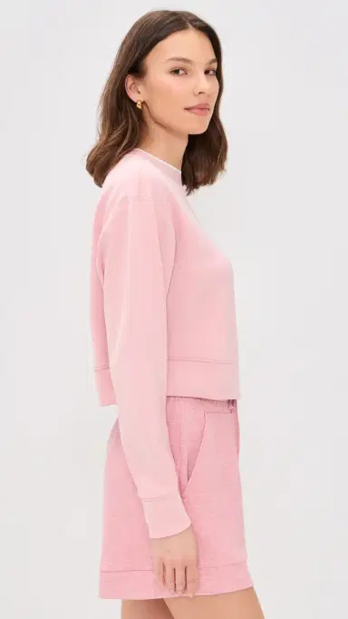 Varley Tasmin Cropped Sweatshirt Zephyr Mauve L | Thumbnail 4