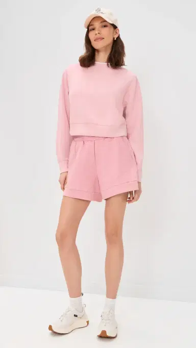 Varley Tasmin Cropped Sweatshirt Zephyr Mauve L | Thumbnail 5