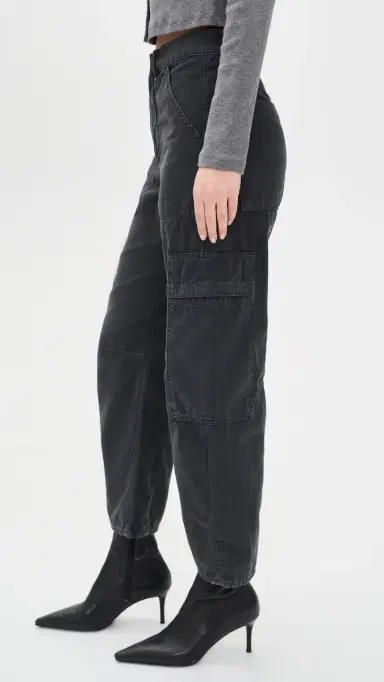 Citizens of Humanity Marcelle Cargo Pants Washed Black 32 | Thumbnail 4 Citizens of Humanity Marcelle Cargo Pants Washed Black 32 | Thumbnail 4