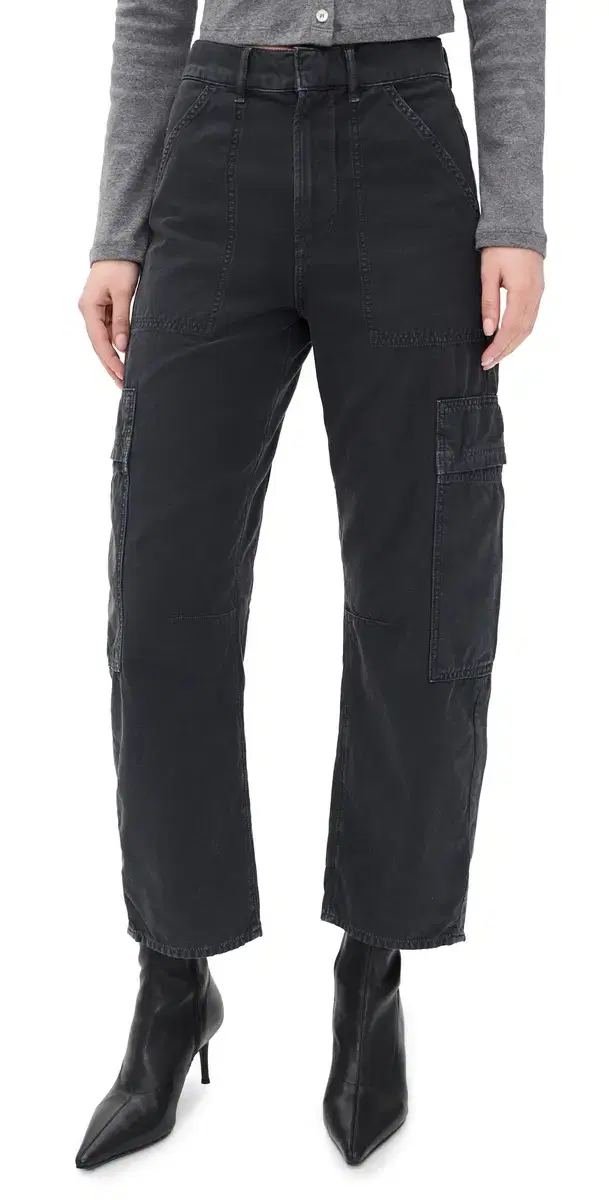 Marcelle Cargo Pants Washed Black