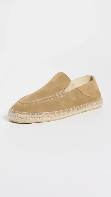 MANEBI Suede Traveler Espadrilles Suede Washed Beige 43 | Thumbnail 2