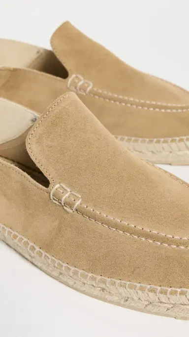 MANEBI Suede Traveler Espadrilles Suede Washed Beige 43 | Thumbnail 5
