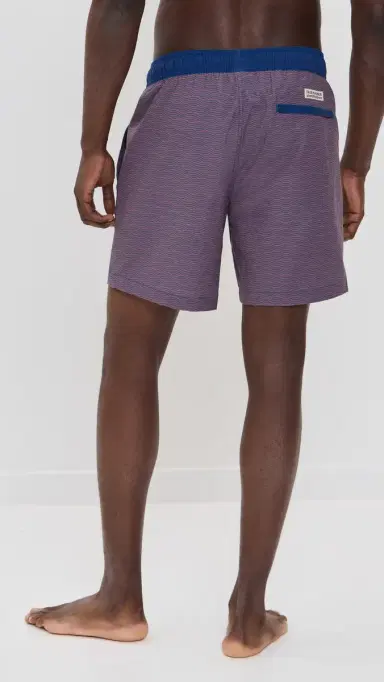 Fair Harbor The Bayberry Swim Trunks 7 Red Waves | Thumbnail 3 Fair Harbor The Bayberry Swim Trunks 7 Red Waves | Thumbnail 3