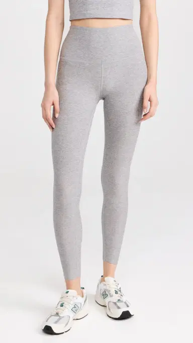 Beyond Yoga Spacedye Caught In The Midi High Waist 7/8 Leggings Silver ist | Thumbnail 2