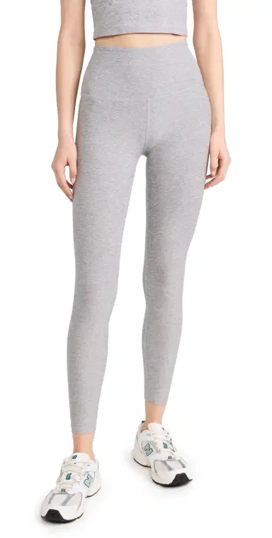 Beyond Yoga Spacedye Caught In The Midi High Waist 7/8 Leggings Silver ist | Thumbnail 1