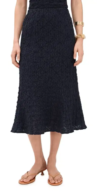 Veronica Beard Jean Massimo Skirt Navy | Thumbnail 1 Veronica Beard Jean Massimo Skirt Navy | Thumbnail 1