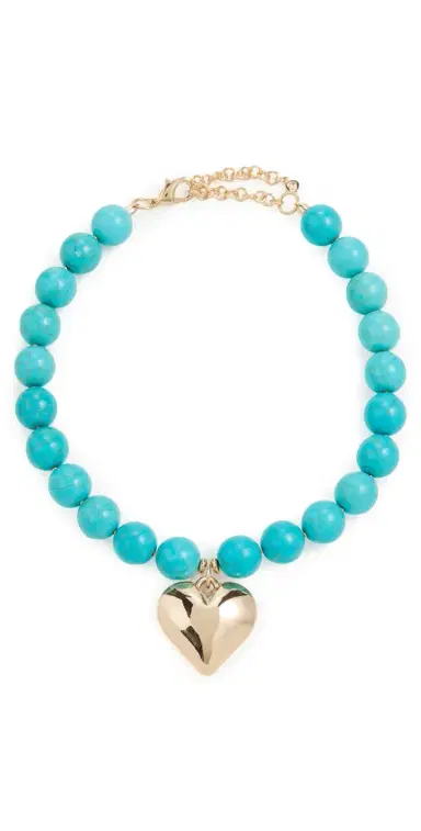 Ettika Luck and Love Turquoise Necklace Turquoise One Size | Thumbnail 1