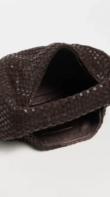St. Agni Lattice Weave Mini Bon Bon Bag Coffee One Size | Thumbnail 6