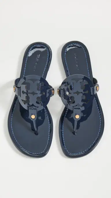Tory Burch Miller Sandals Perfect Navy 8 | Thumbnail 2