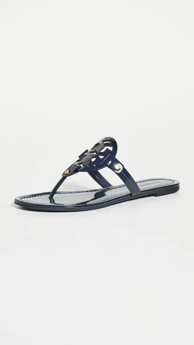 Tory Burch Miller Sandals Perfect Navy 8 | Thumbnail 6