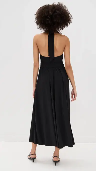 Hill House Home Fleur Dress Black Jersey M | Thumbnail 3