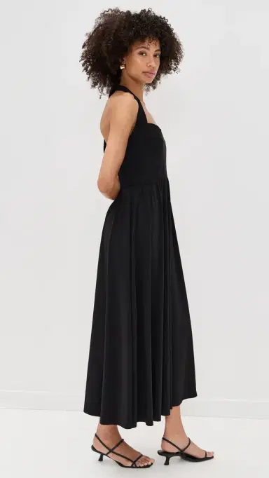Hill House Home Fleur Dress Black Jersey M | Thumbnail 4