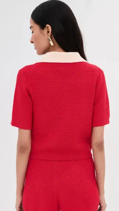 LE BOP Lia Crop Polo Poppy Multi M | Thumbnail 4