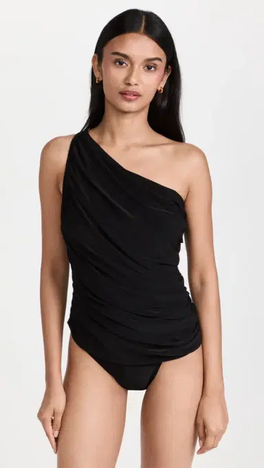 Norma Kamali Diana Mio One Piece Black | Thumbnail 2
