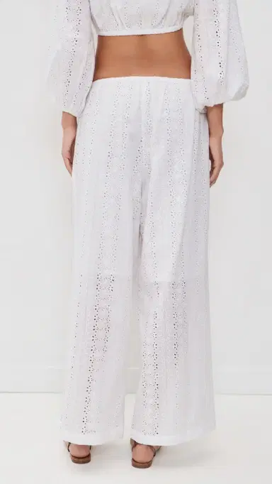 Playa Lucila Wide Leg Pants White | Thumbnail 3
