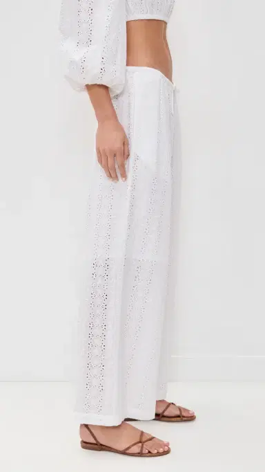 Playa Lucila Wide Leg Pants White | Thumbnail 4