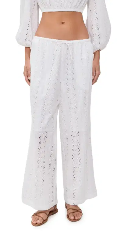 Playa Lucila Wide Leg Pants White | Thumbnail 1
