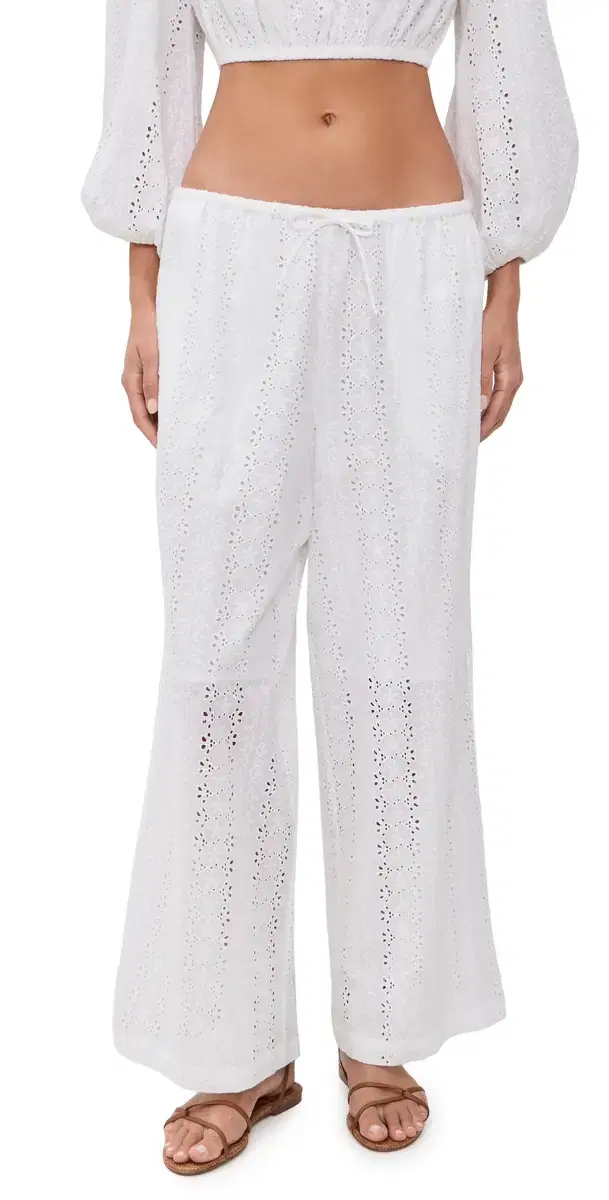 Playa Lucila Wide eg Pants White
