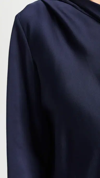 Simkhai Alice One Shoulder Top Midnight | Thumbnail 6