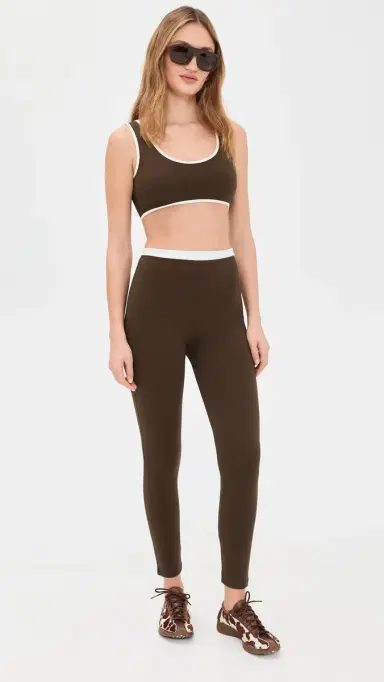 Port de Bras Paola 7/8 Leggings Dark Chocolate S | Thumbnail 5