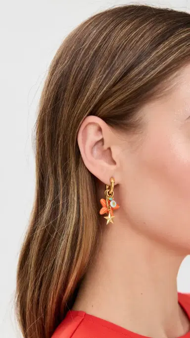 Elizabeth Cole Staryu Earrings | Thumbnail 4