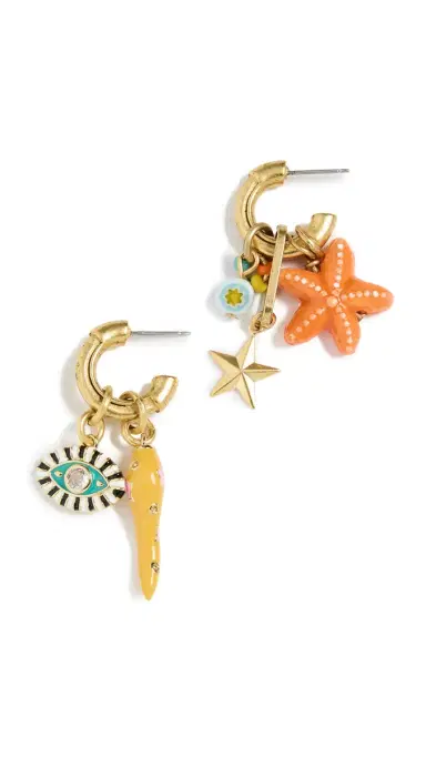 Elizabeth Cole Staryu Earrings | Thumbnail 6