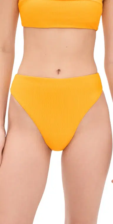 JADE Swim Incline Bikini Bottoms Golden | Thumbnail 1