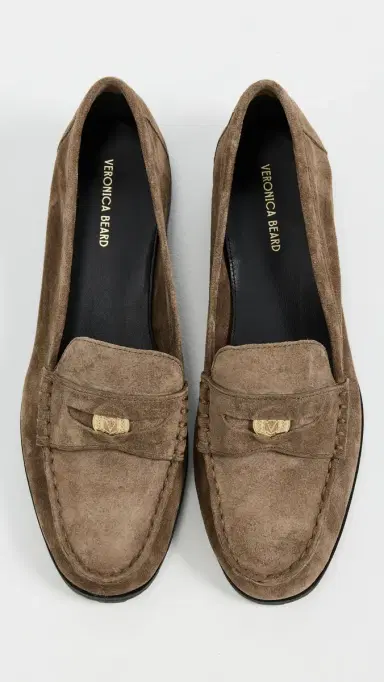 Veronica Beard Penny Lug Loafers Bark 5 | Thumbnail 5