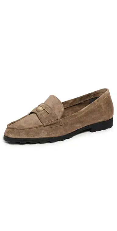 Veronica Beard Penny Lug Loafers Bark 5 | Thumbnail 1