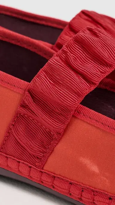 Flabelus Mafalda Ruffle Flats Red 36 | Thumbnail 6