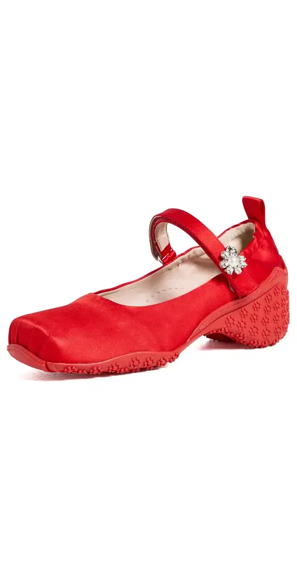 Ballet Runner Shoes Red/Pearl/Clear