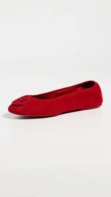 Tory Burch Reva Travel Ballet Flats Toucan Red 6 | Thumbnail 2