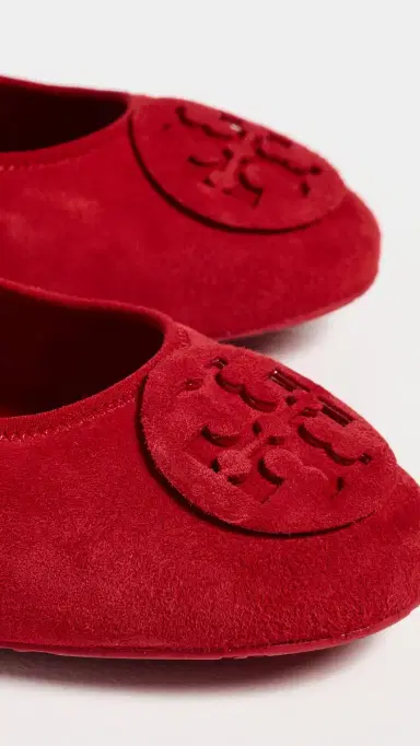 Tory Burch Reva Travel Ballet Flats Toucan Red 6 | Thumbnail 6