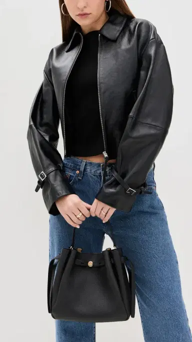 Tory Burch Romy Bucket Bag | Thumbnail 3 Tory Burch Romy Bucket Bag | Thumbnail 3