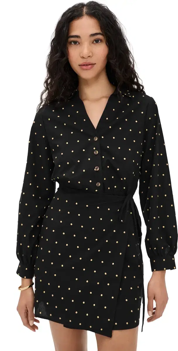 Miley Studded Dress Black