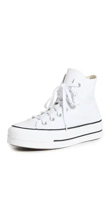 Converse Chuck Taylor All Star Lift High Top Sneakers White/Black/White | Thumbnail 1