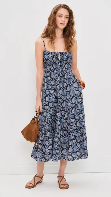 Ulla Johnson Aydin Cami Midi Dress Zinnia | Thumbnail 5 Ulla Johnson Aydin Cami Midi Dress Zinnia | Thumbnail 5