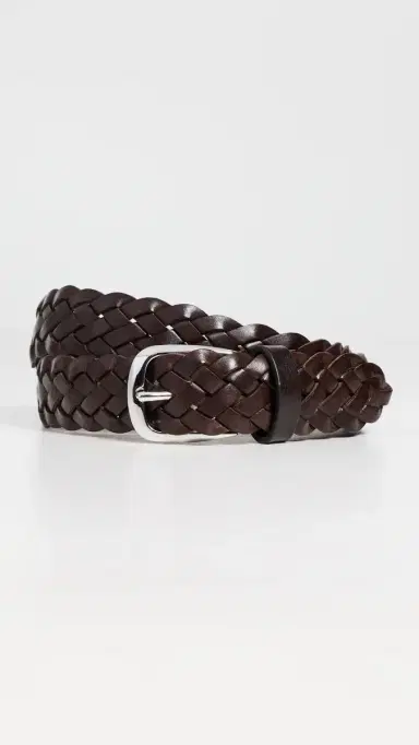 Anderson's Leather Woven Belt Brown M1 | Thumbnail 2