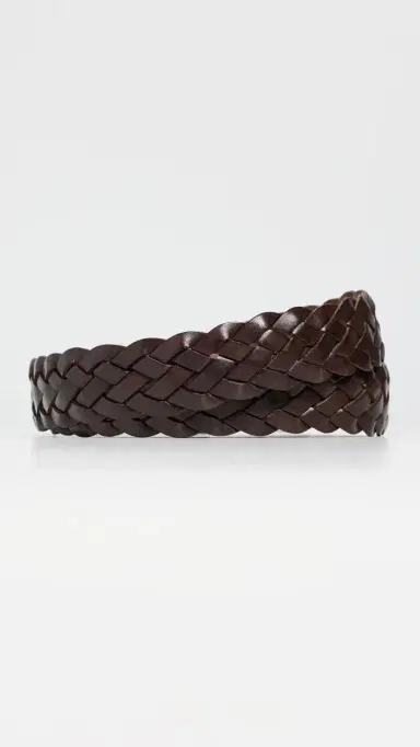 Anderson's Leather Woven Belt Brown M1 | Thumbnail 3