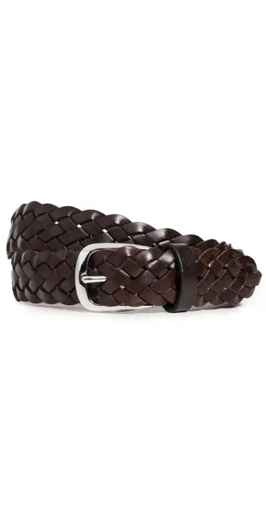 Anderson's Leather Woven Belt Brown M1 | Thumbnail 1